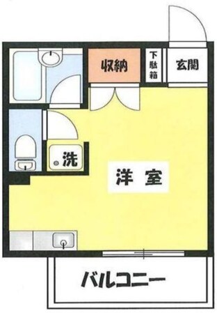 サウスヒルズ都立大の物件間取画像